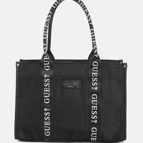 NWT GUESS Nylon Tote Bag - Picture 1 of 5